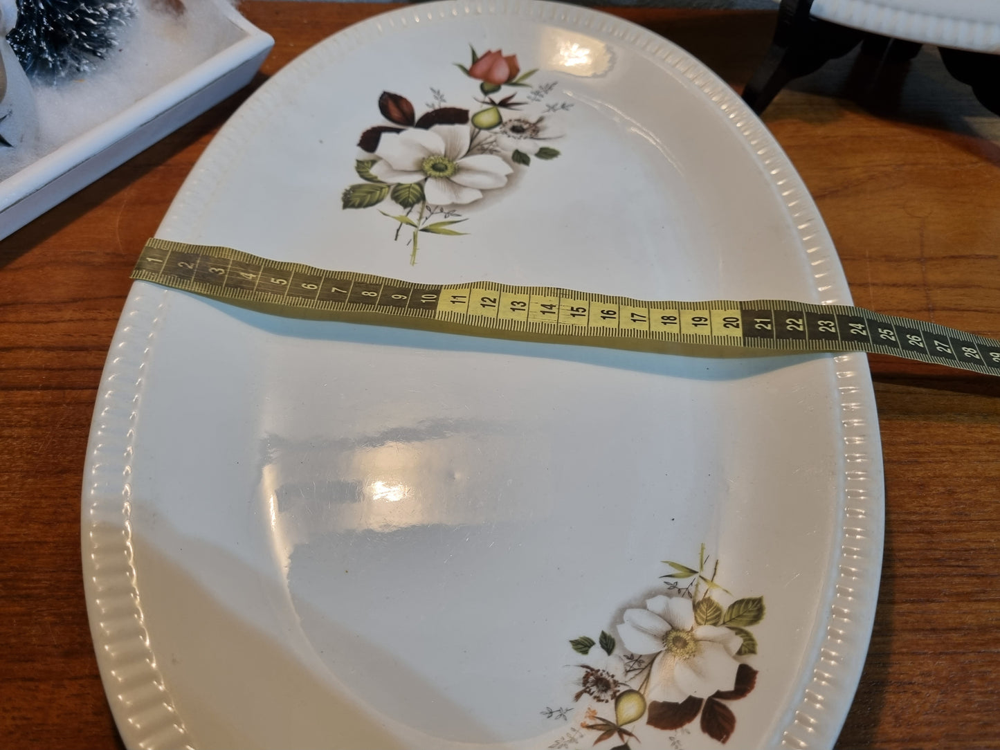 Ovale schaal Boch "Delta" Narcisse