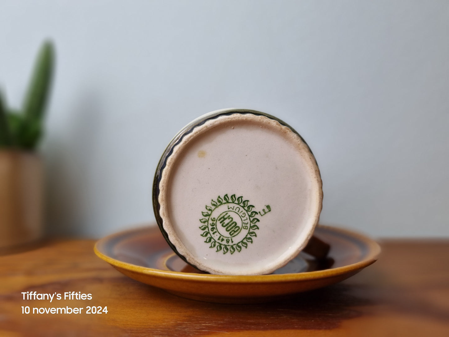 Kop en schotel Boch Bernadette