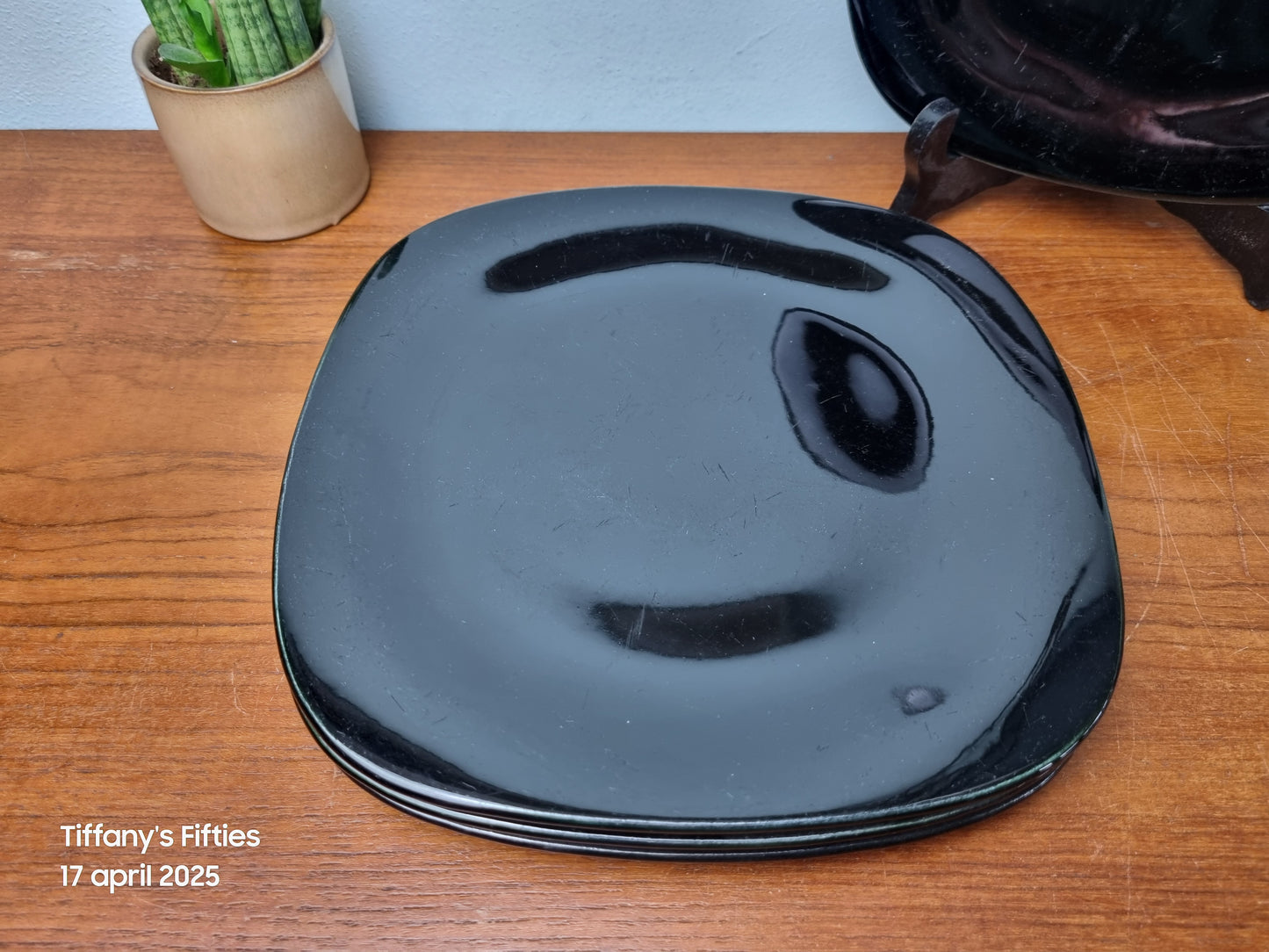 Dinerbord Boch "Seduction" zwart