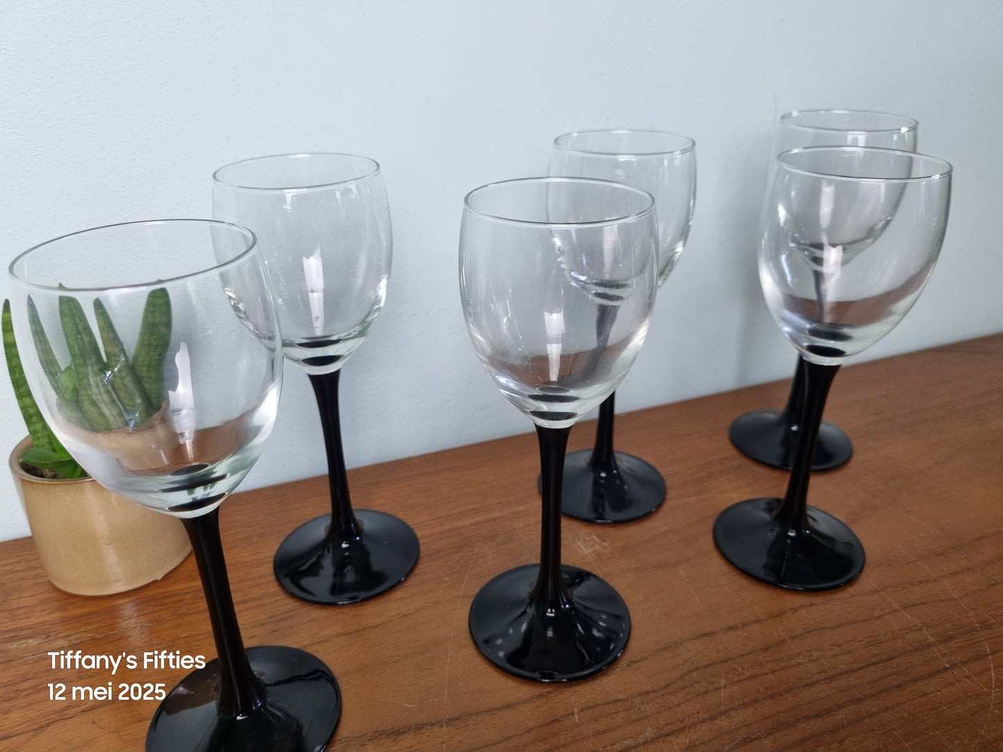 Set 6 wijn glazen Luminarc Domino