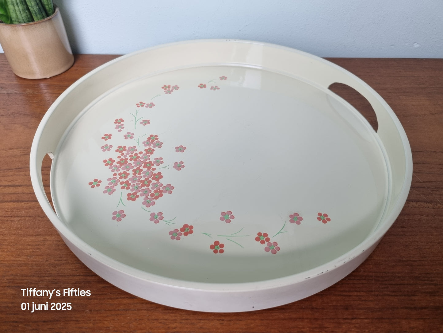 Vintage dienblad Petite Fleur