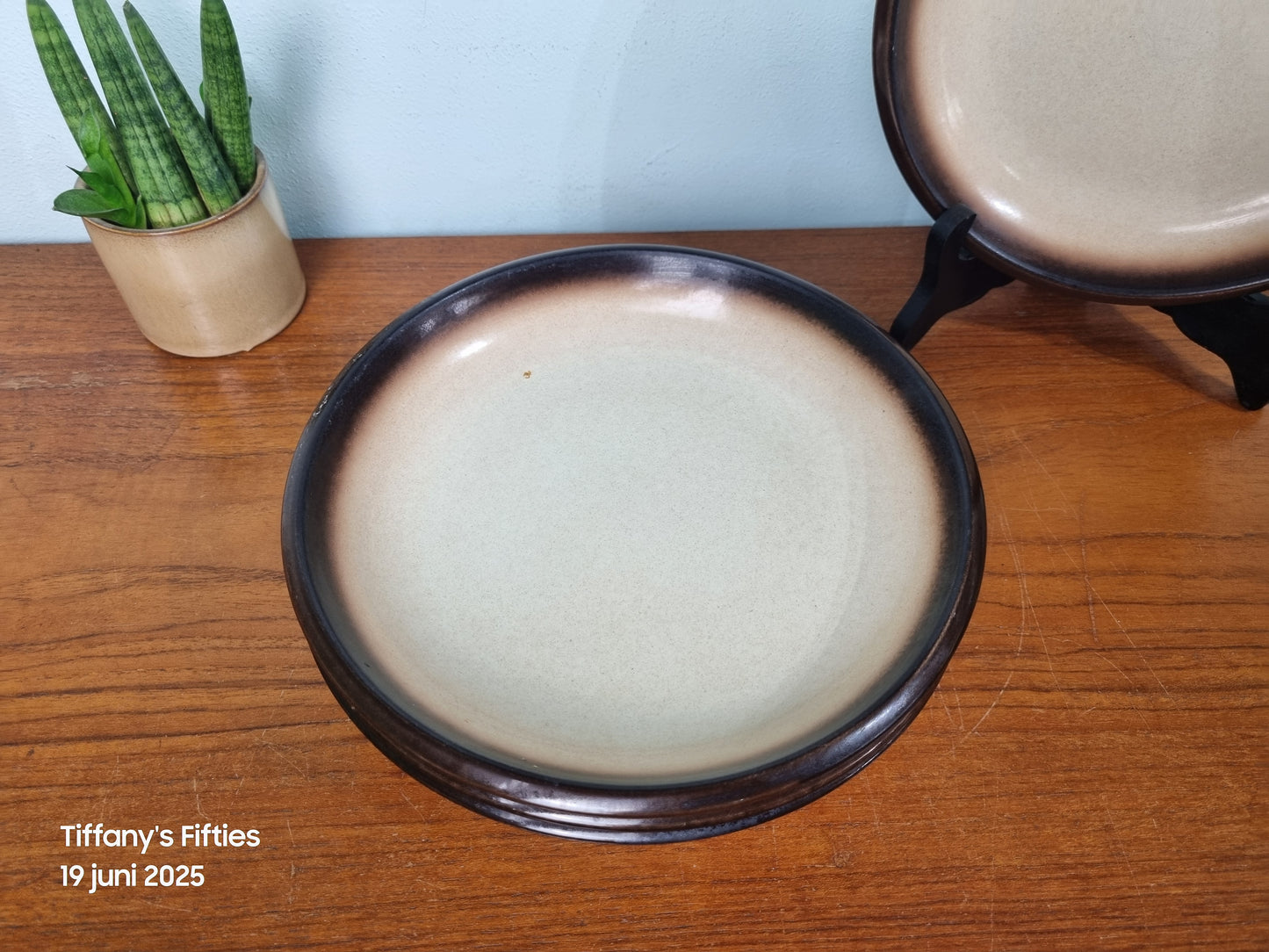 Diep bord Boch "Menuet" - Sierra