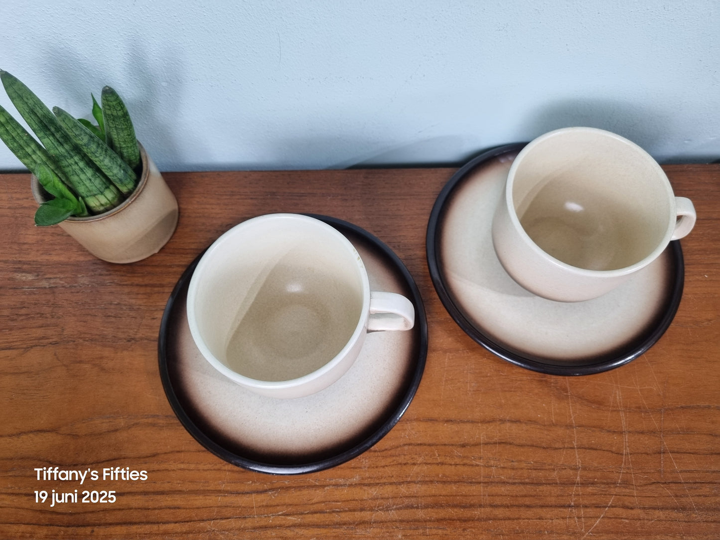 Grote kop-en-schotel Boch "Menuet" - Sierra