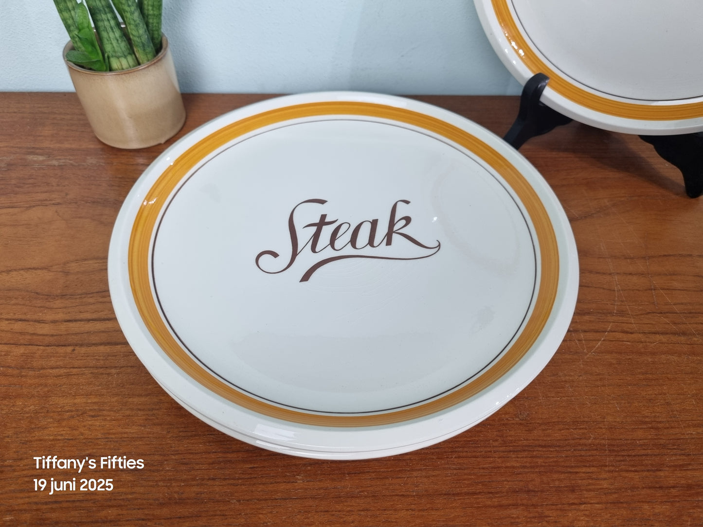 Steakbord Boch "Menuet" - Fermette