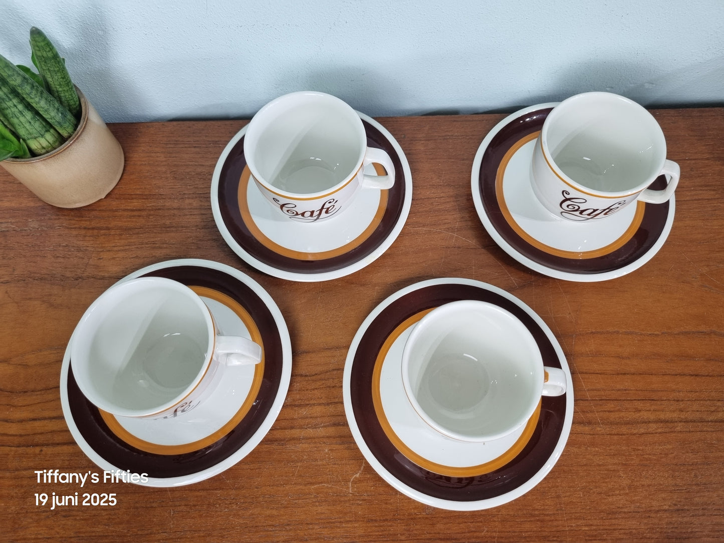 Kop-en-schotel Boch "Menuet" - Fermette