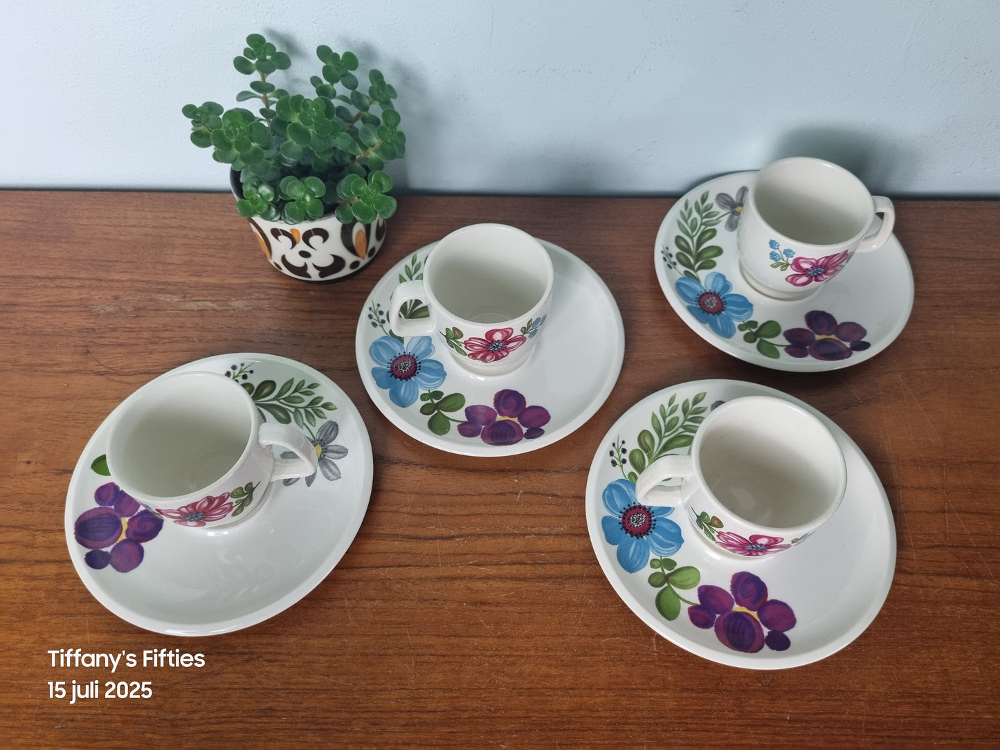 Mokka kop-en-schotel Boch "Menuet" Napoli