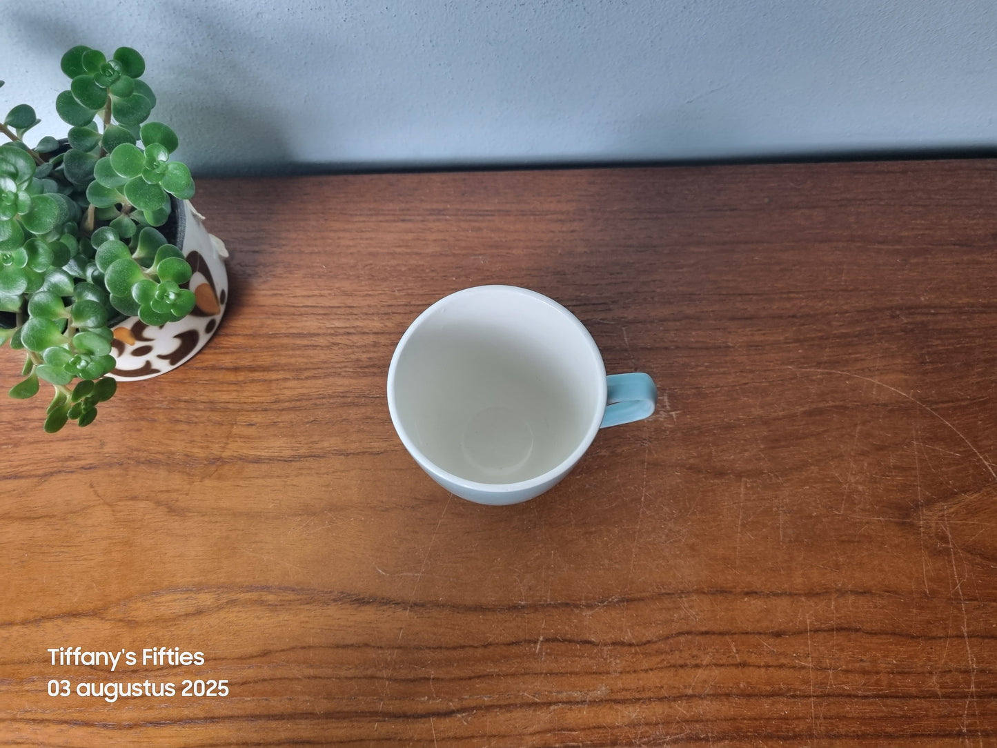 Los kopje Regout pastelblauw "Jolanda"