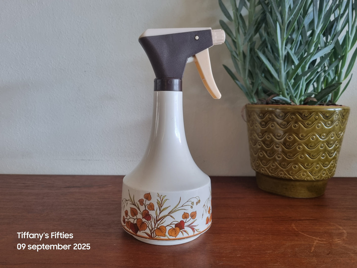 Retro plantenspuit Emsa herfstbladen