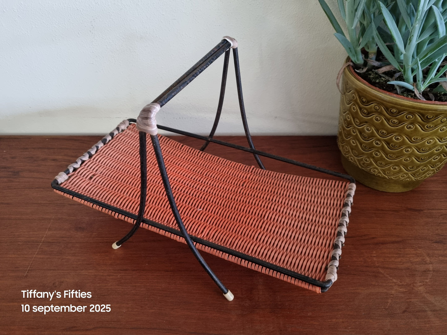 Vintage draadstaal fruitschaaltje