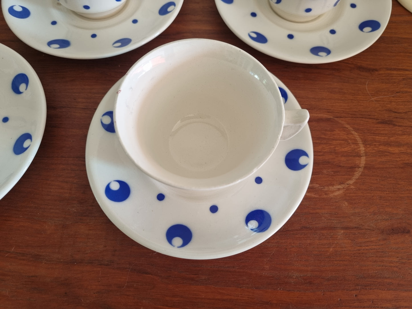 Kop-en-schotel Boch "Amsterdam" aero blauw