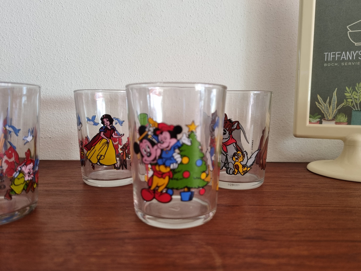 Set 6 Disney glaasjes