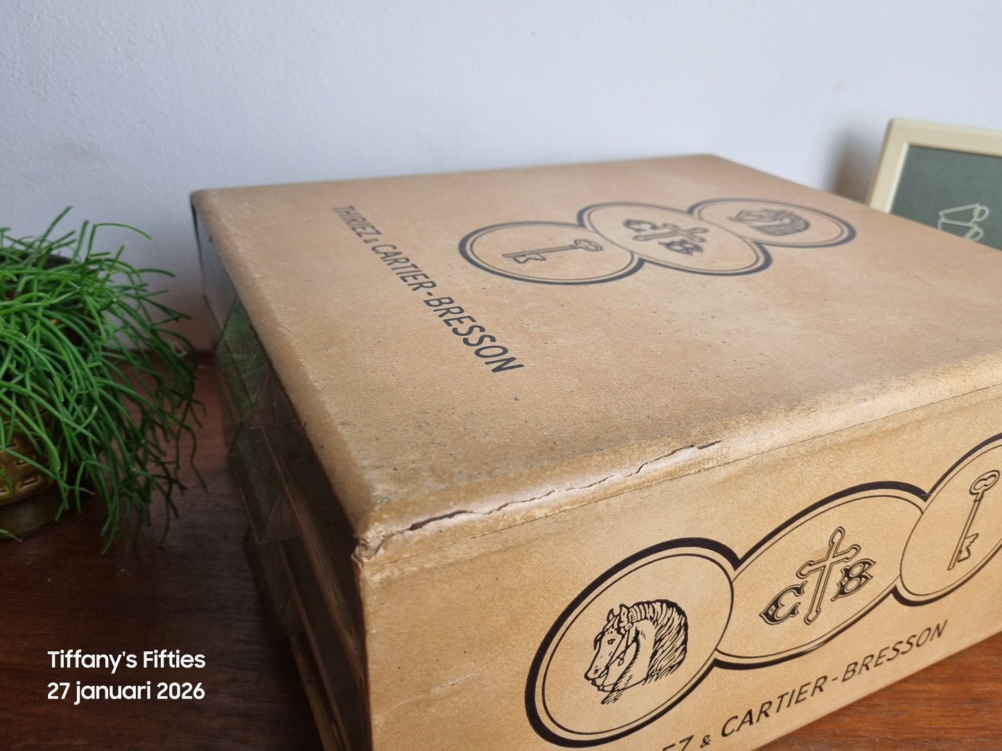 Vintage Frans garenkastje Thiriez Cartier-Bresson