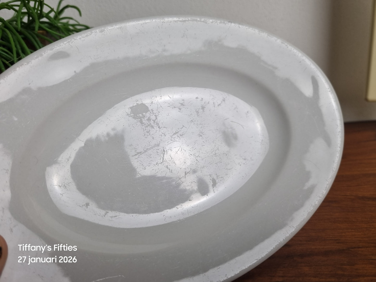 Klein ovaal schaaltje Regout wit