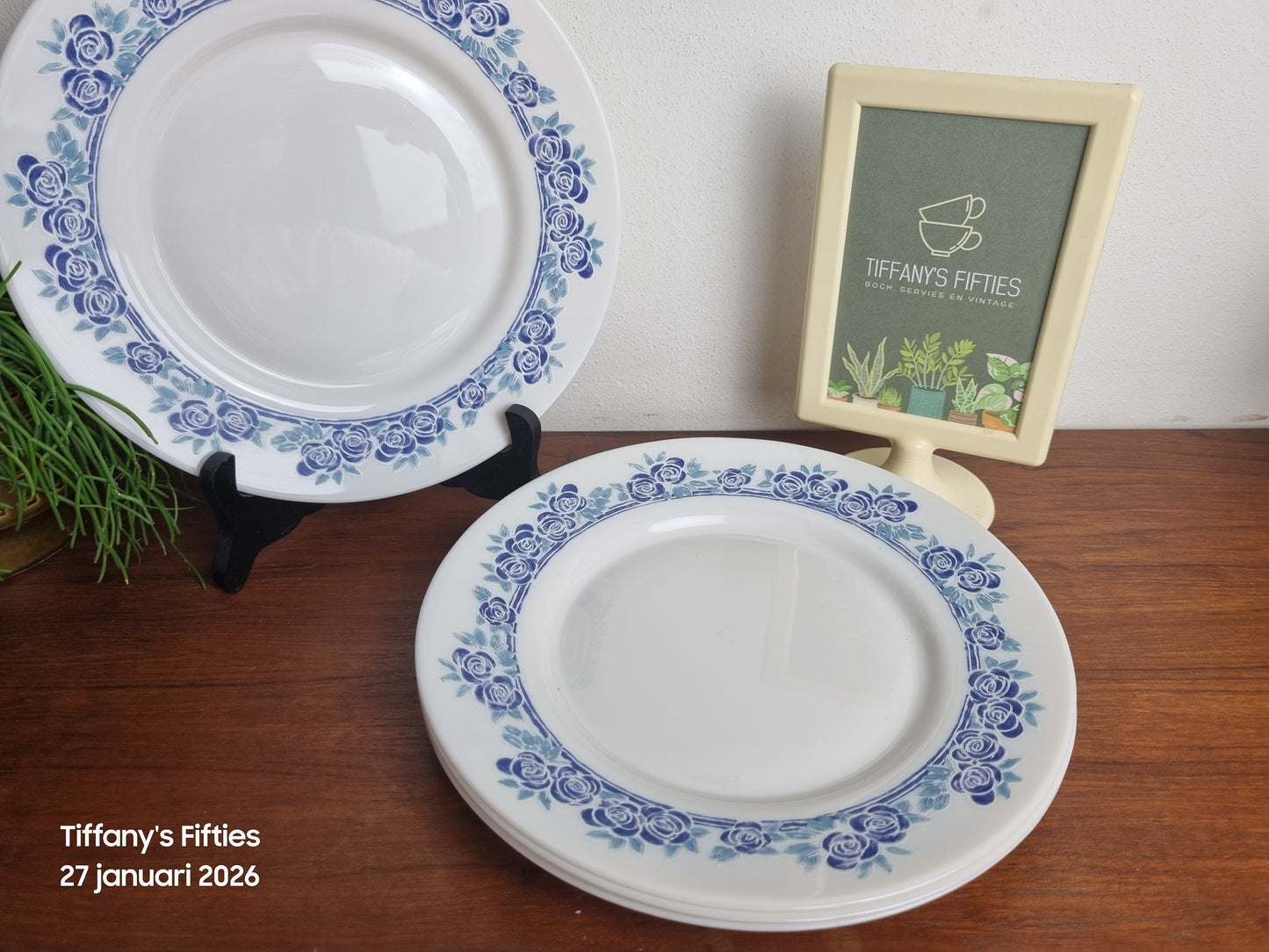 Dinerbord Arcopal Blue Rose