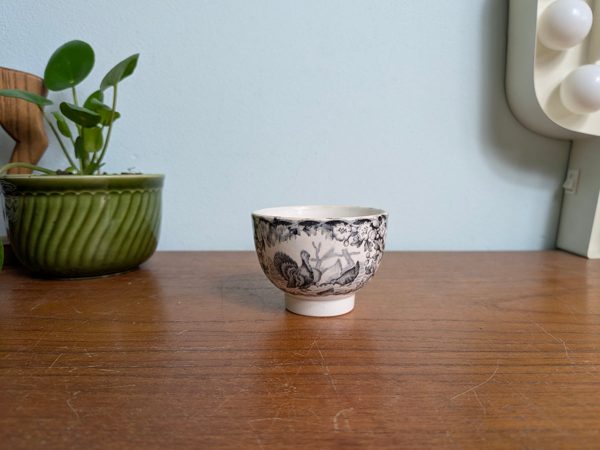 Pochon Gien zwart wit boerderijdecor