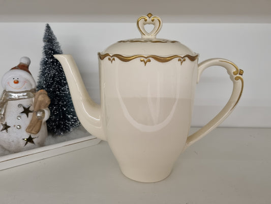 Koffiepot Boch "Ondine" Or Mat