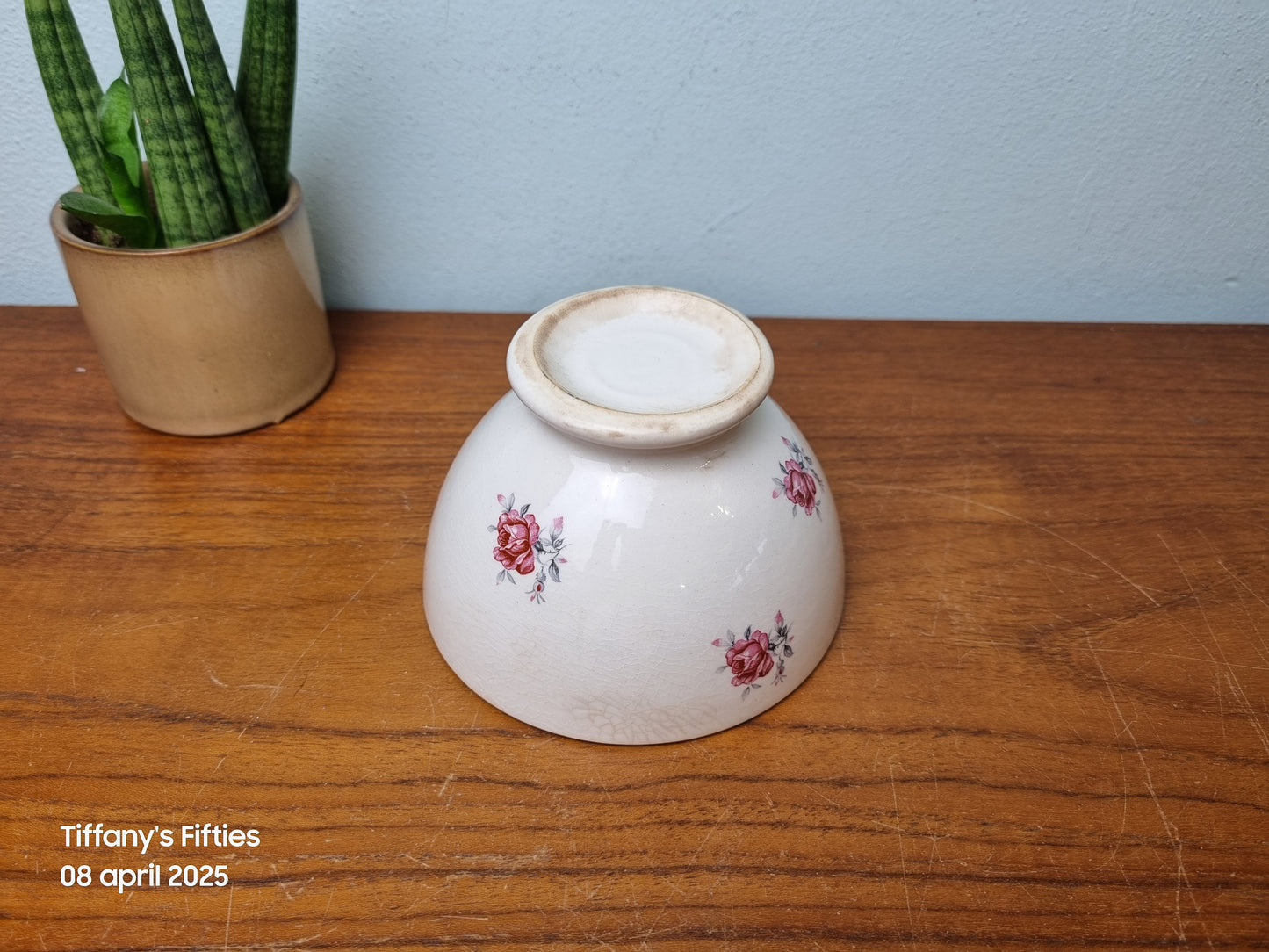 Spoelkom Boch met bloemen