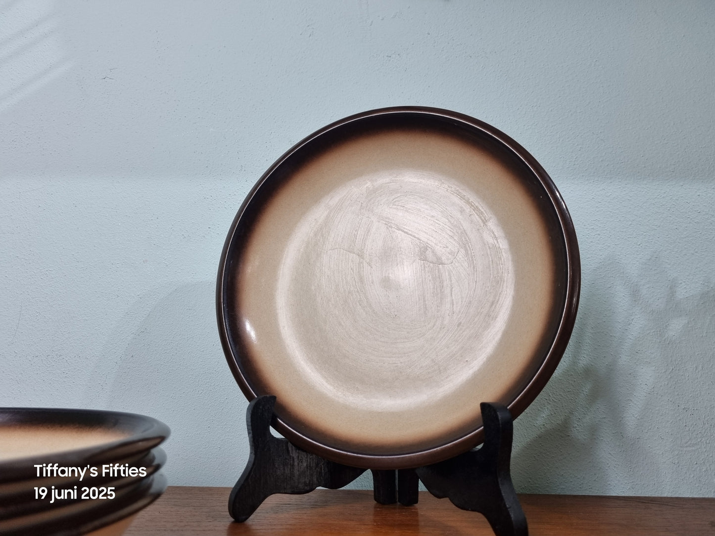 Diep bord Boch "Menuet" - Sierra