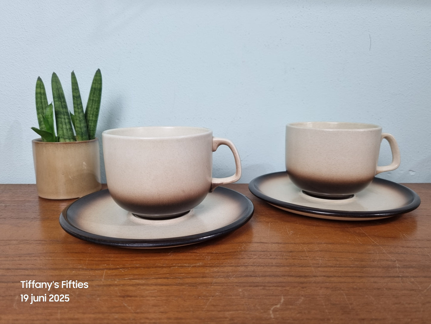 Grote kop-en-schotel Boch "Menuet" - Sierra