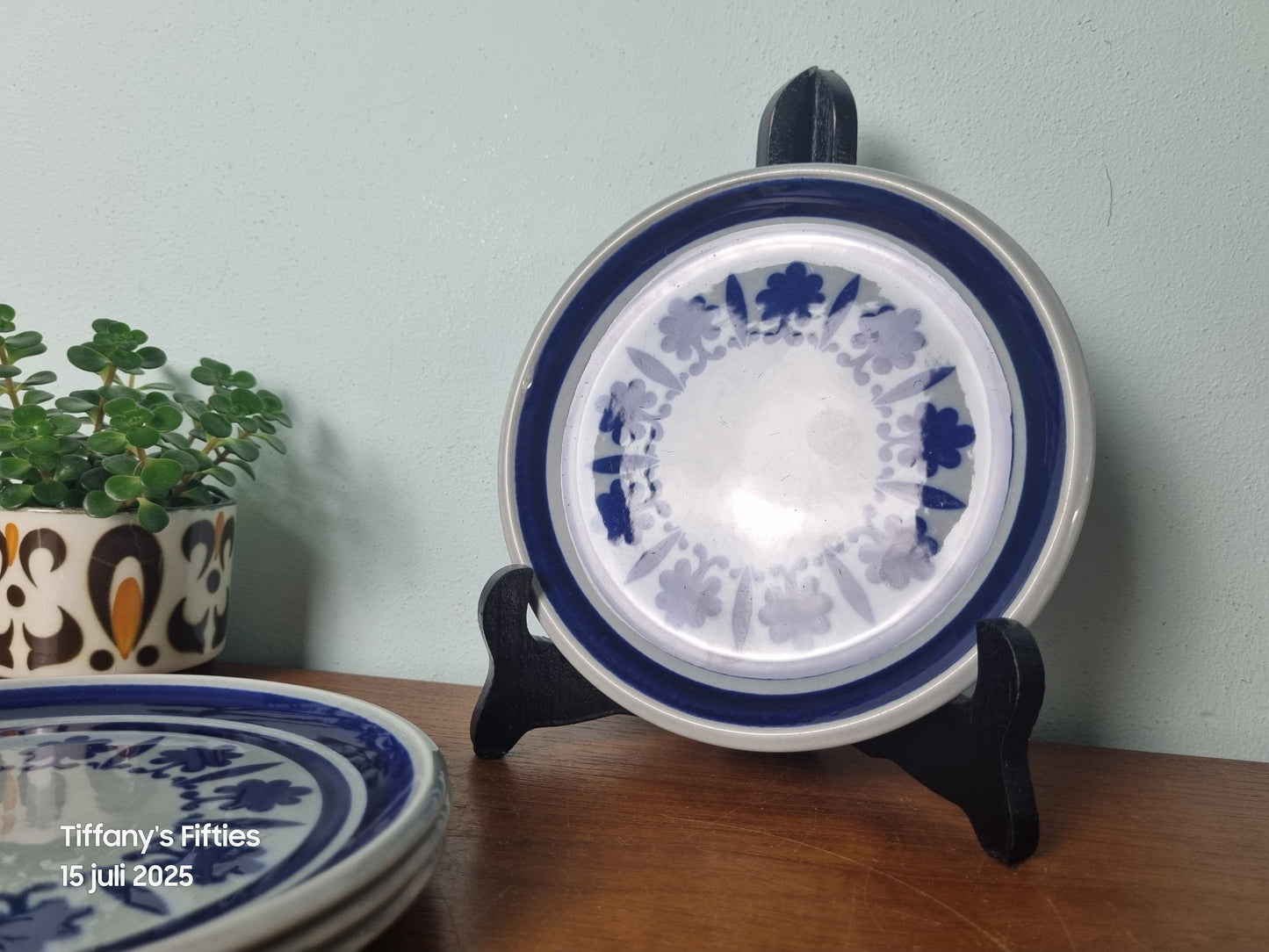 Broodbordje Boch "Menuet" Baltic