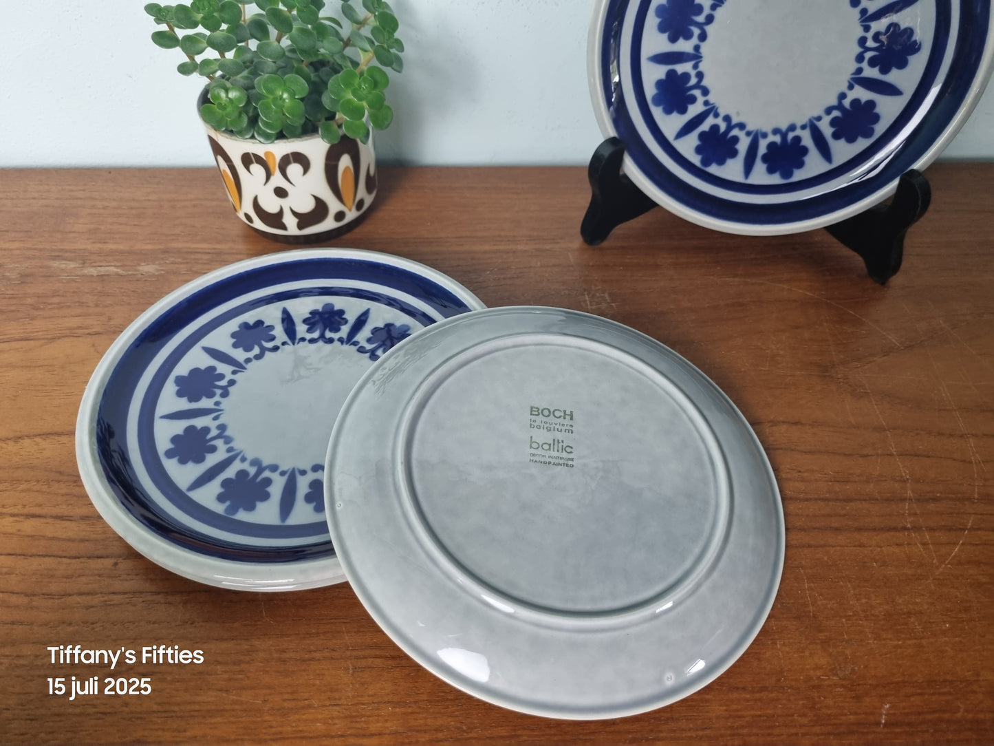 Broodbordje Boch "Menuet" Baltic