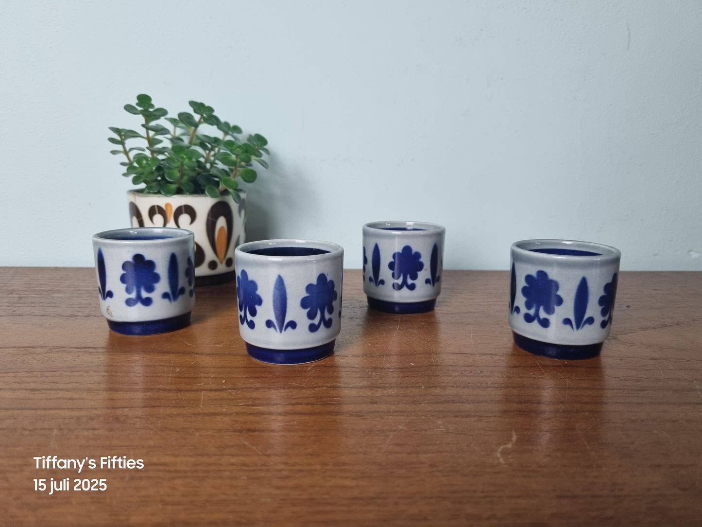 Eierdopje Boch "Menuet" Baltic - blauw