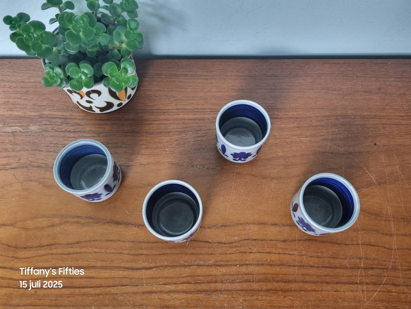 Eierdopje Boch "Menuet" Baltic - blauw