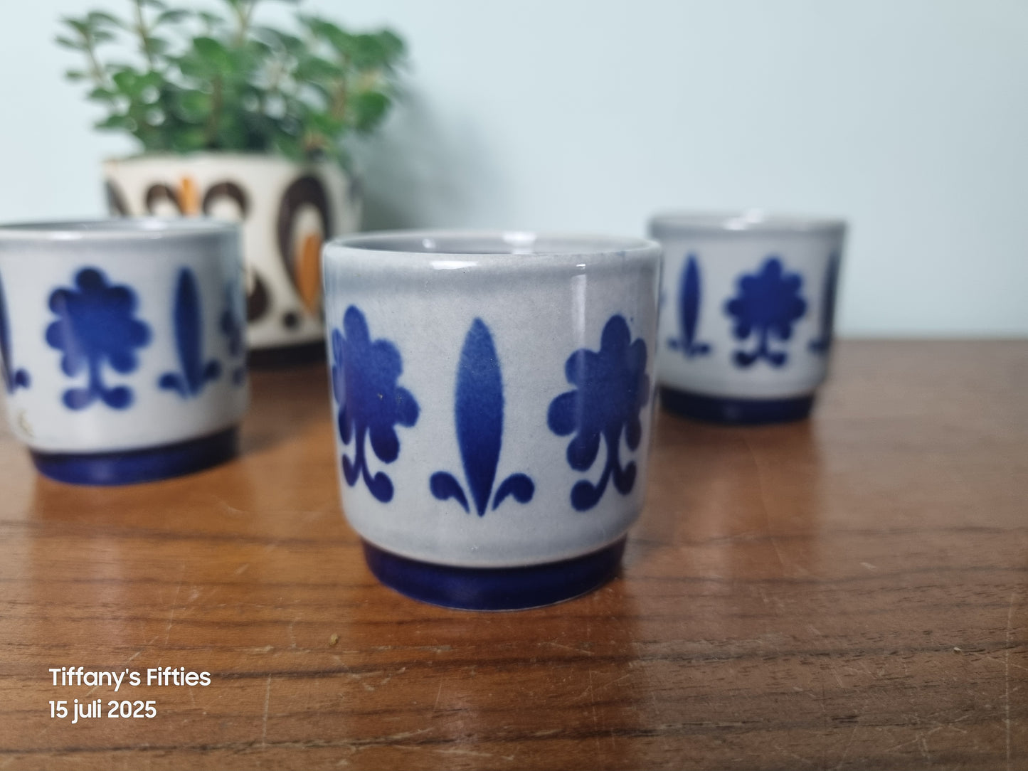 Eierdopje Boch "Menuet" Baltic - blauw