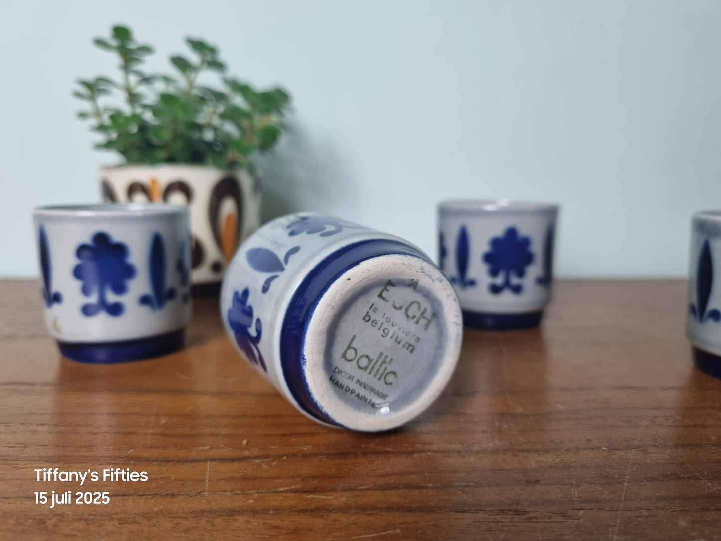 Eierdopje Boch "Menuet" Baltic - blauw