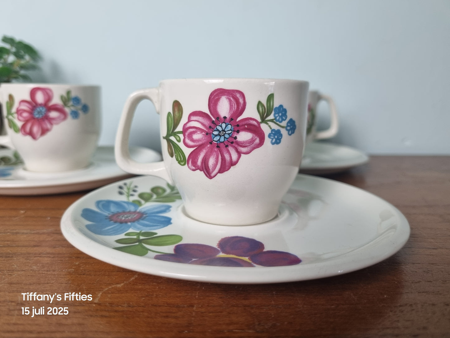 Mokka kop-en-schotel Boch "Menuet" Napoli