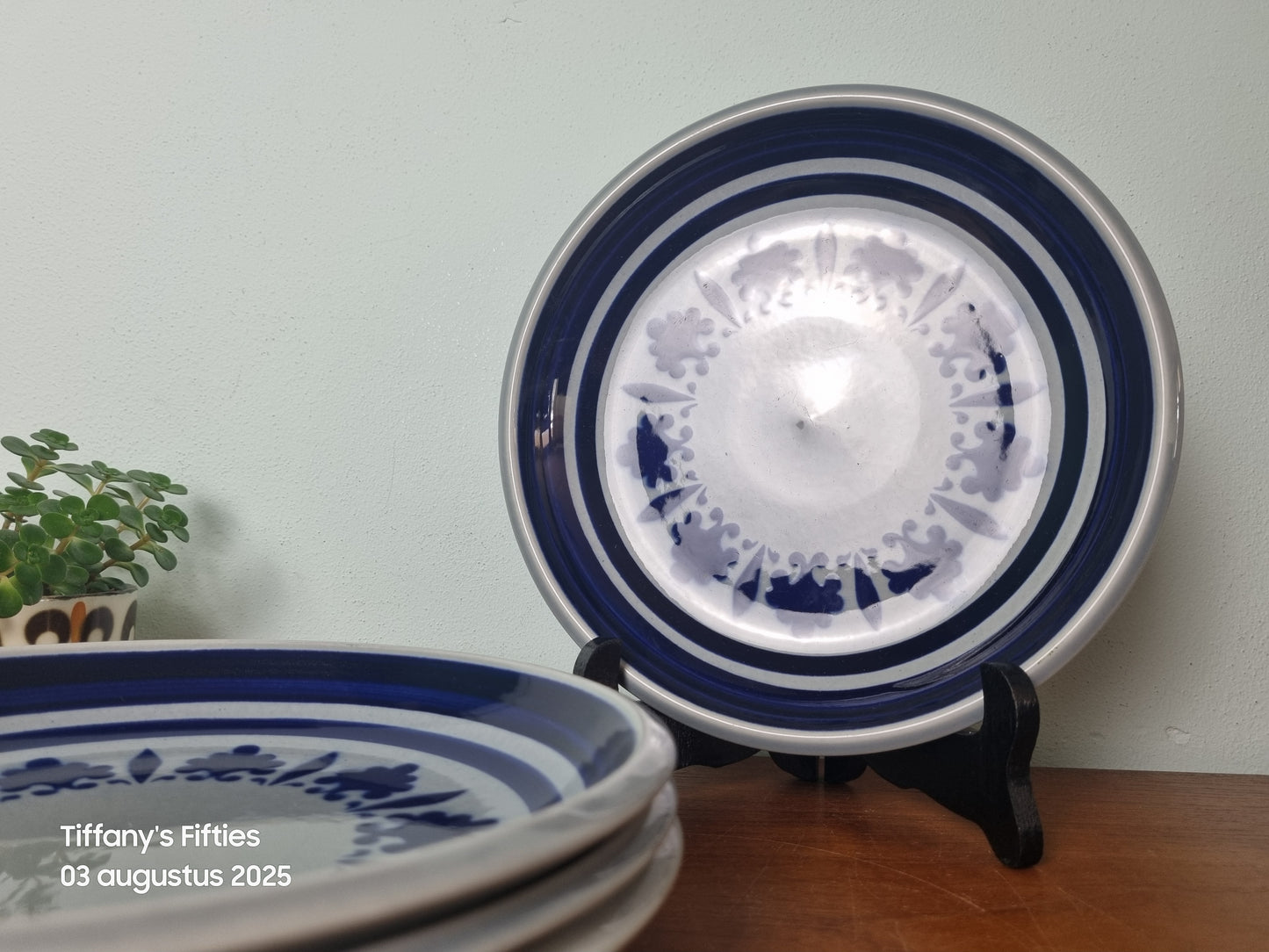 Diep bord Boch "Menuet" Baltic