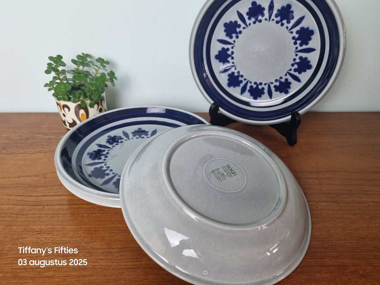 Diep bord Boch "Menuet" Baltic