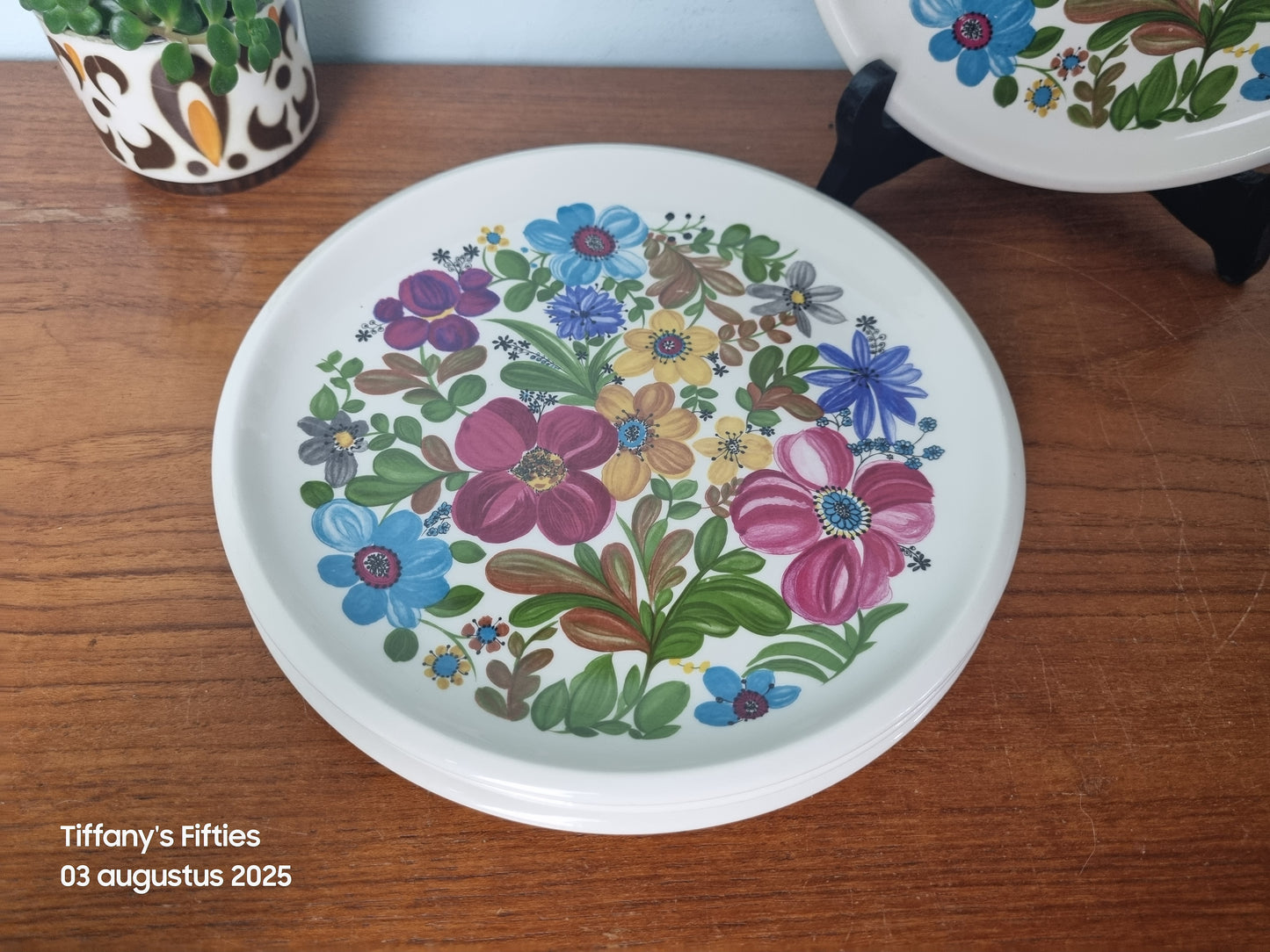 Dessertbord Boch "Menuet" Napoli