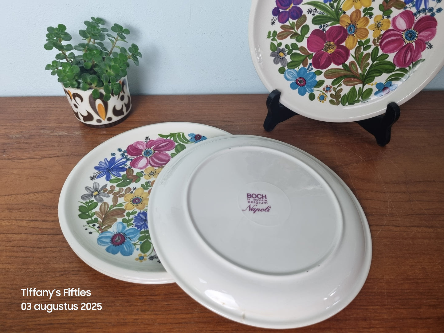 Dessertbord Boch "Menuet" Napoli