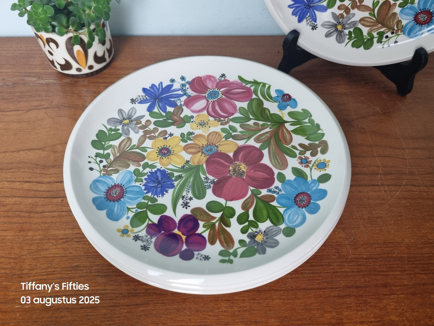 Dinerbord Boch "Menuet" Napoli