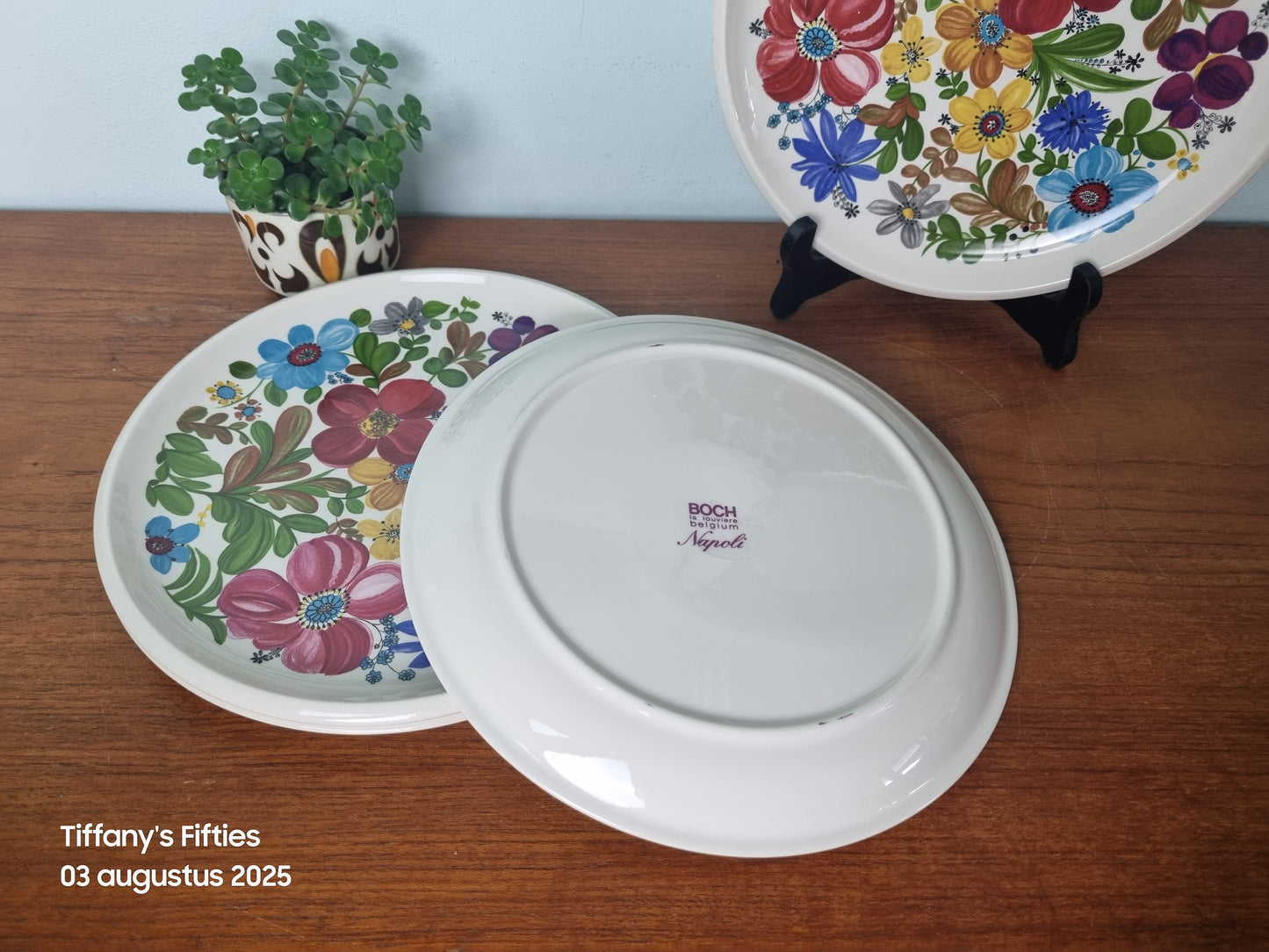 Dinerbord Boch "Menuet" Napoli