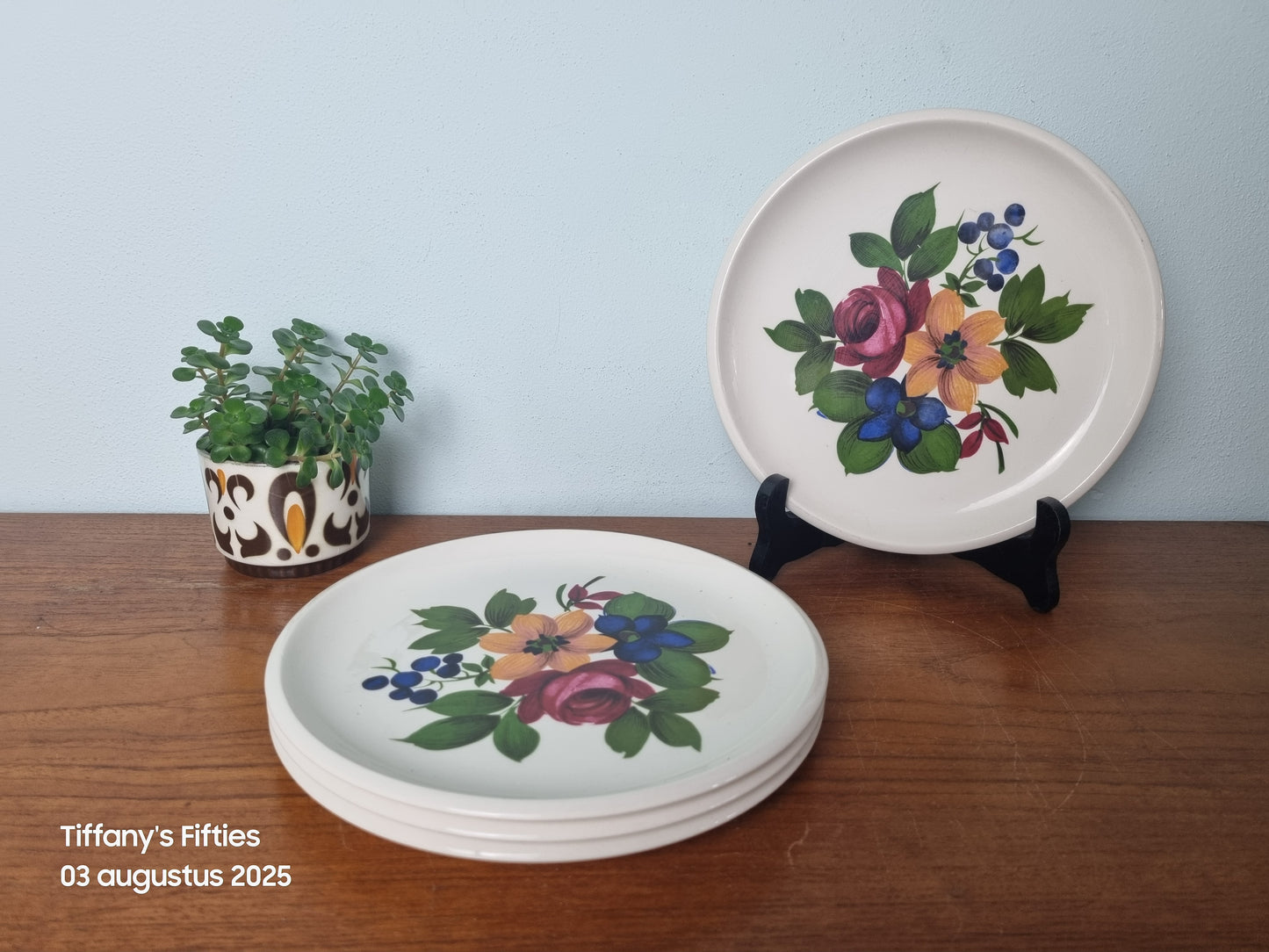 Dessertbord Boch "Menuet" Rêve Fleuri