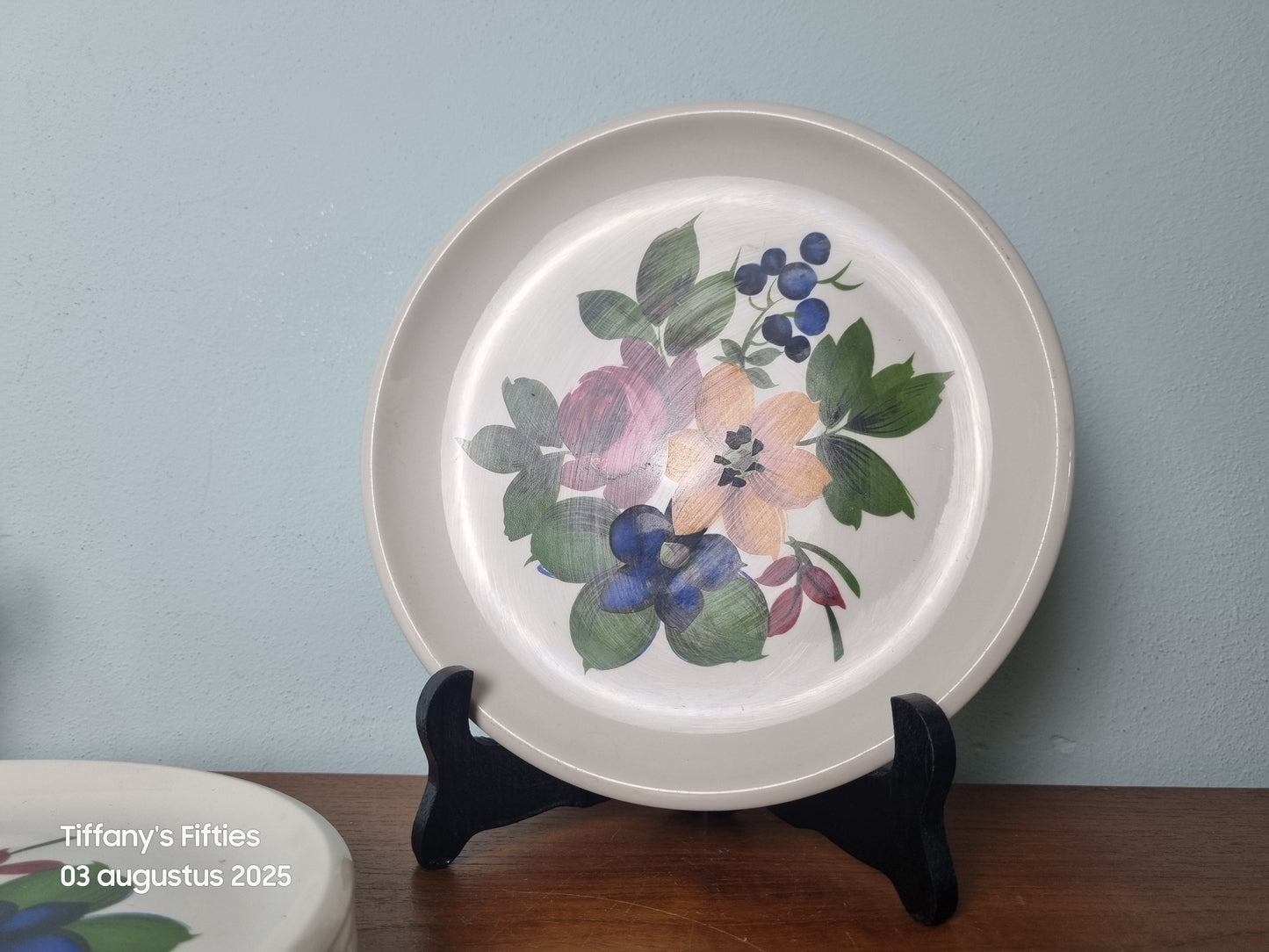 Dessertbord Boch "Menuet" Rêve Fleuri