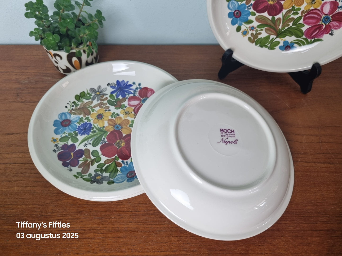 Diep bord Boch "Menuet" Napoli