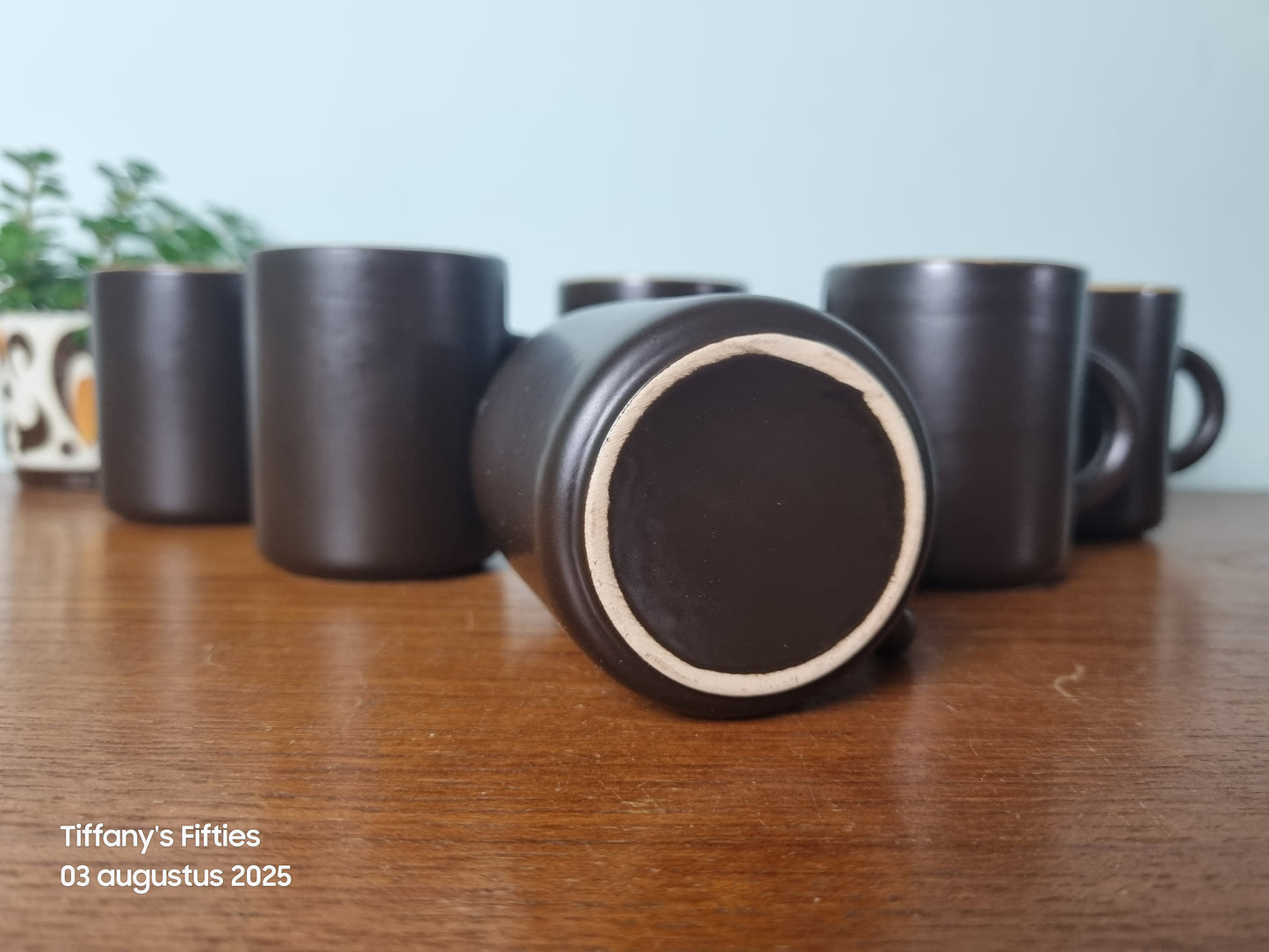 Hoog kopje Huizen "Utrecht" bruin-beige