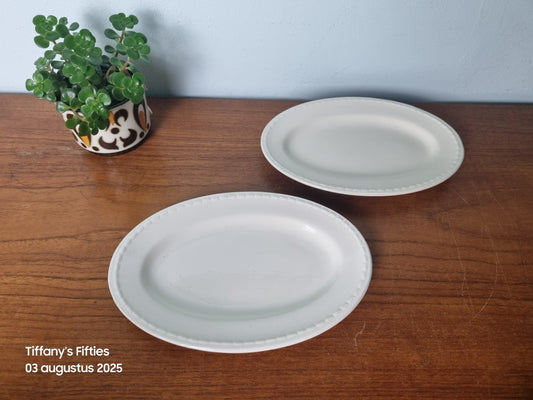 Ovaal schaaltje VVB Elsterwerda wit