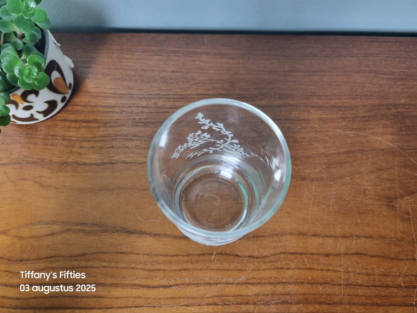 Vintage glas, sprookjestafereel