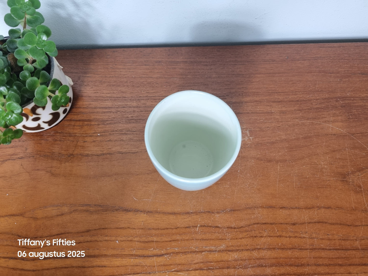 Pastelblauwe beker Goedewaagen