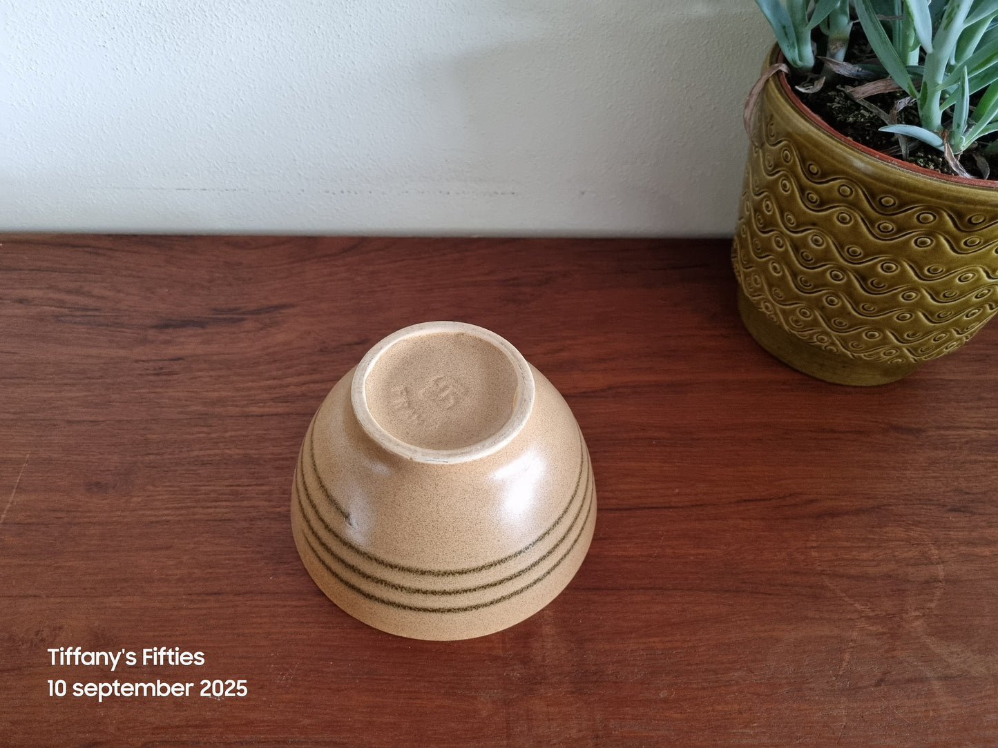 Bruine spoelkom Sarreguemines