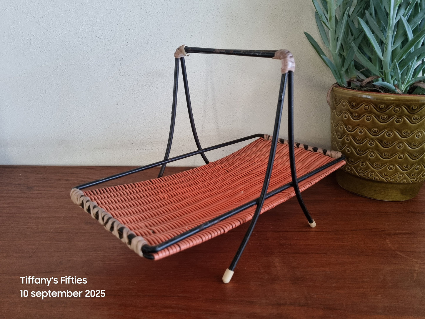 Vintage draadstaal fruitschaaltje