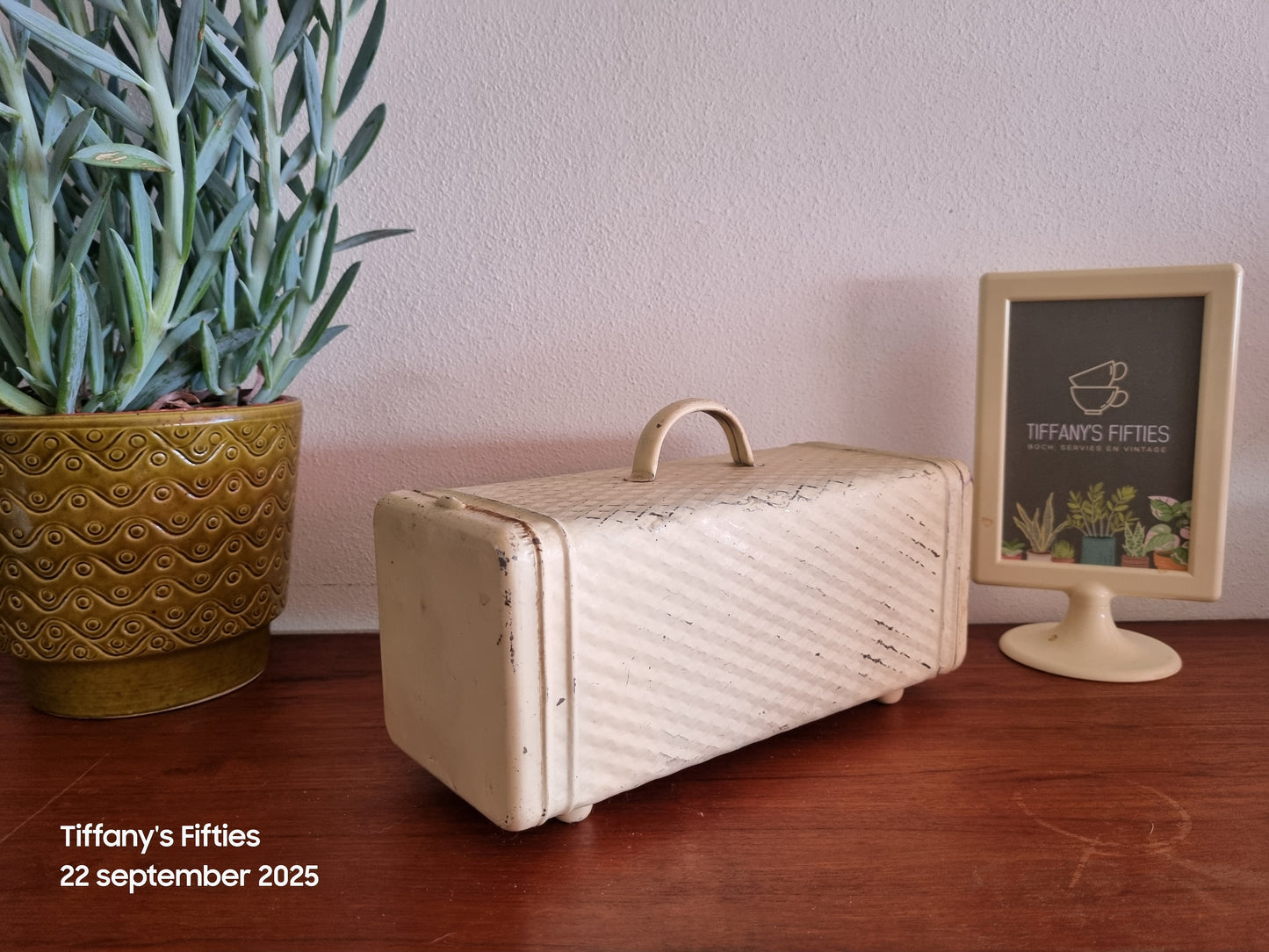 Vintage ontbijtkoek trommel