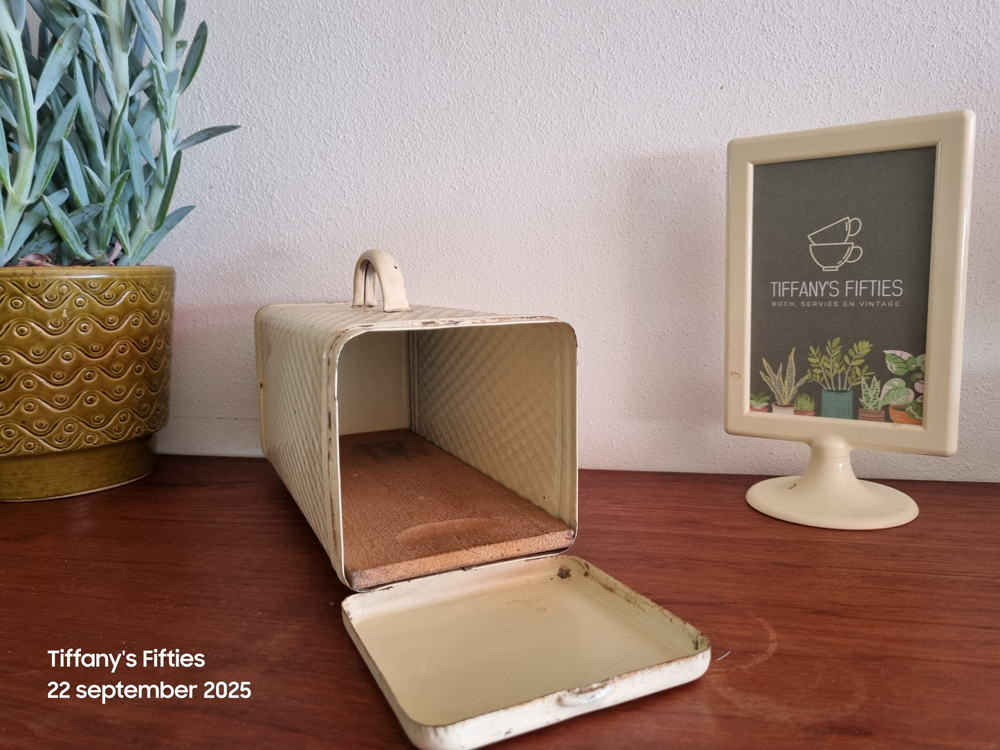 Vintage ontbijtkoek trommel