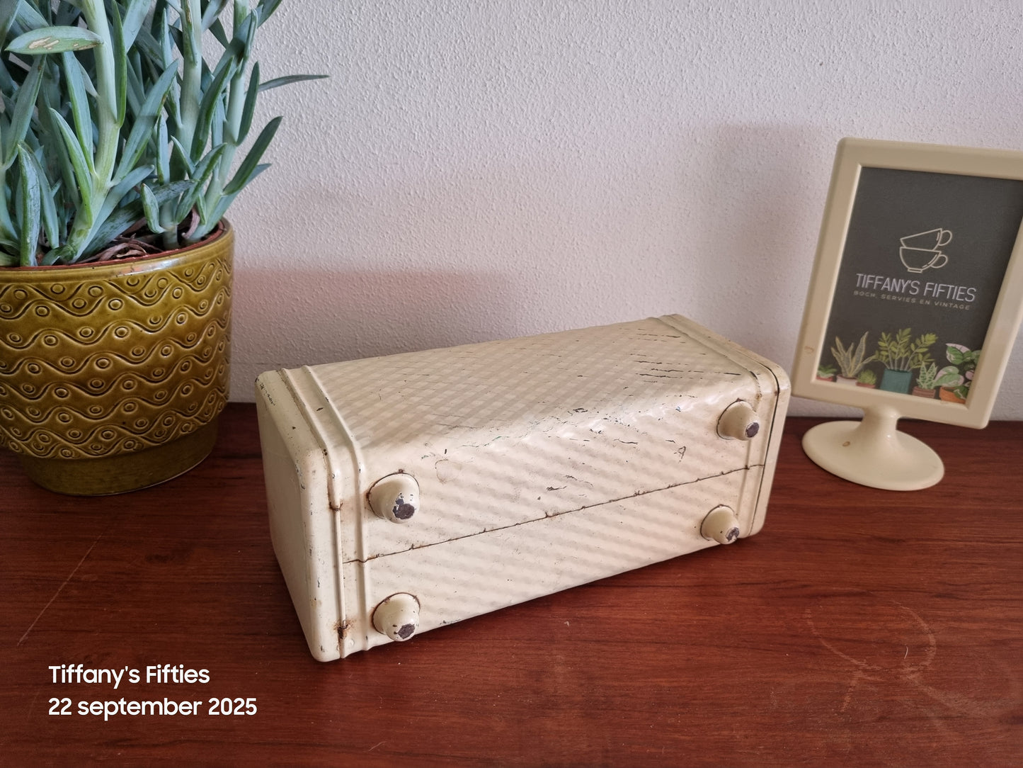 Vintage ontbijtkoek trommel