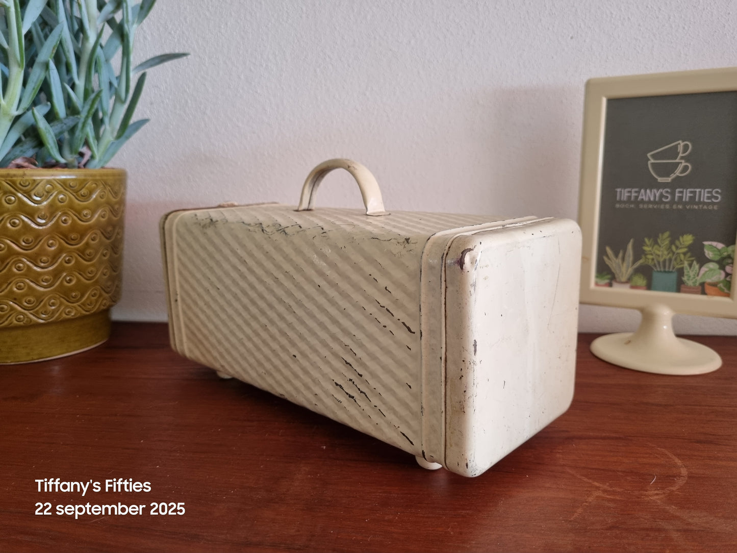 Vintage ontbijtkoek trommel