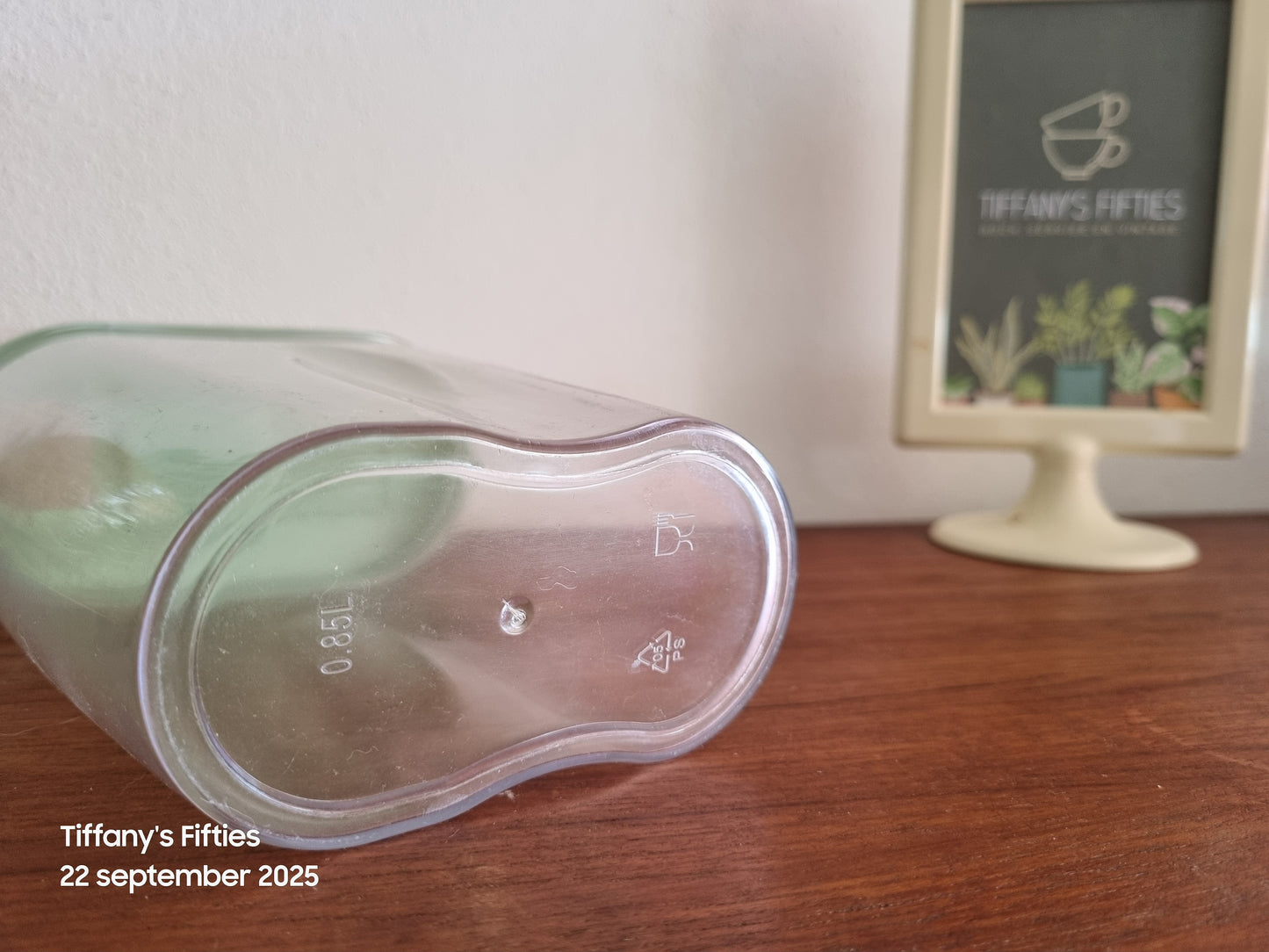 Kunststof voorraadbus lichtgroen